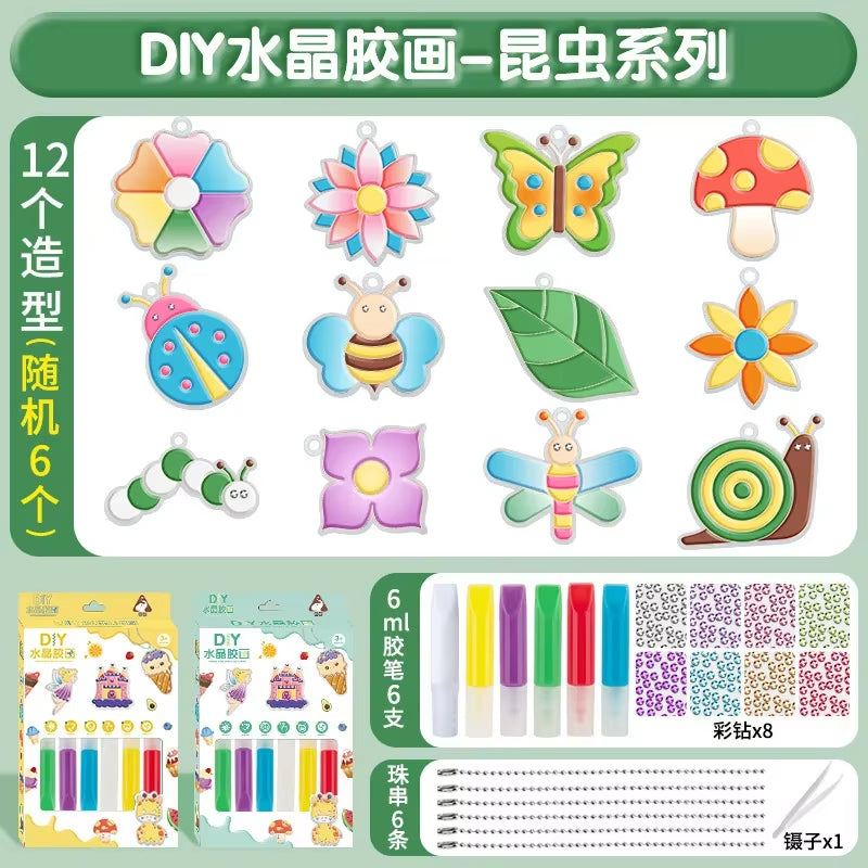 DIY Crystal Glue Art Kit