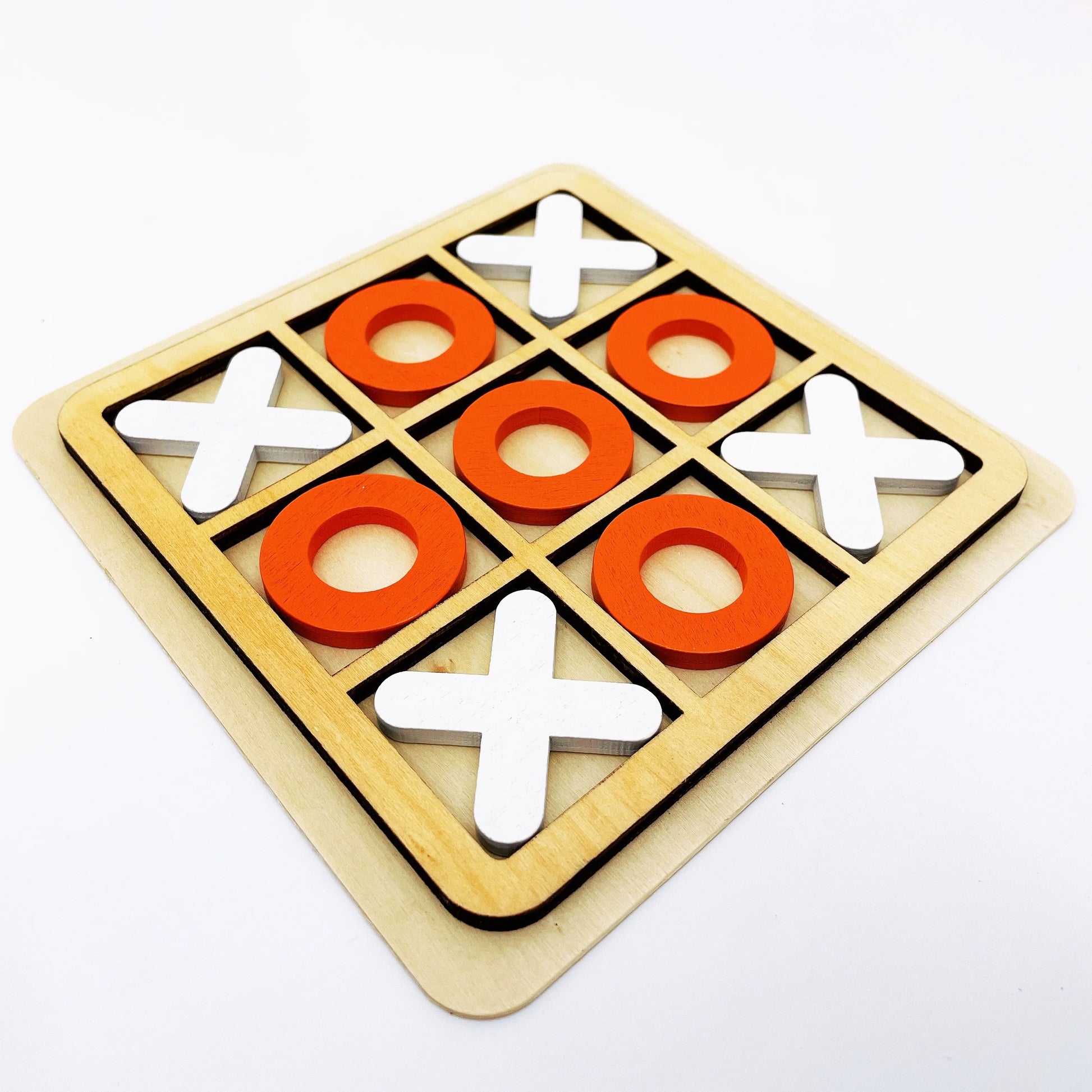 Wooden Tic Tac Toe Board Game