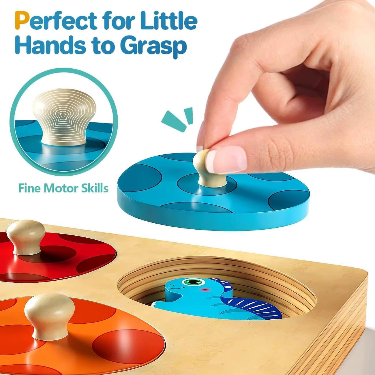 Montessori Dinosaur Egg Puzzles