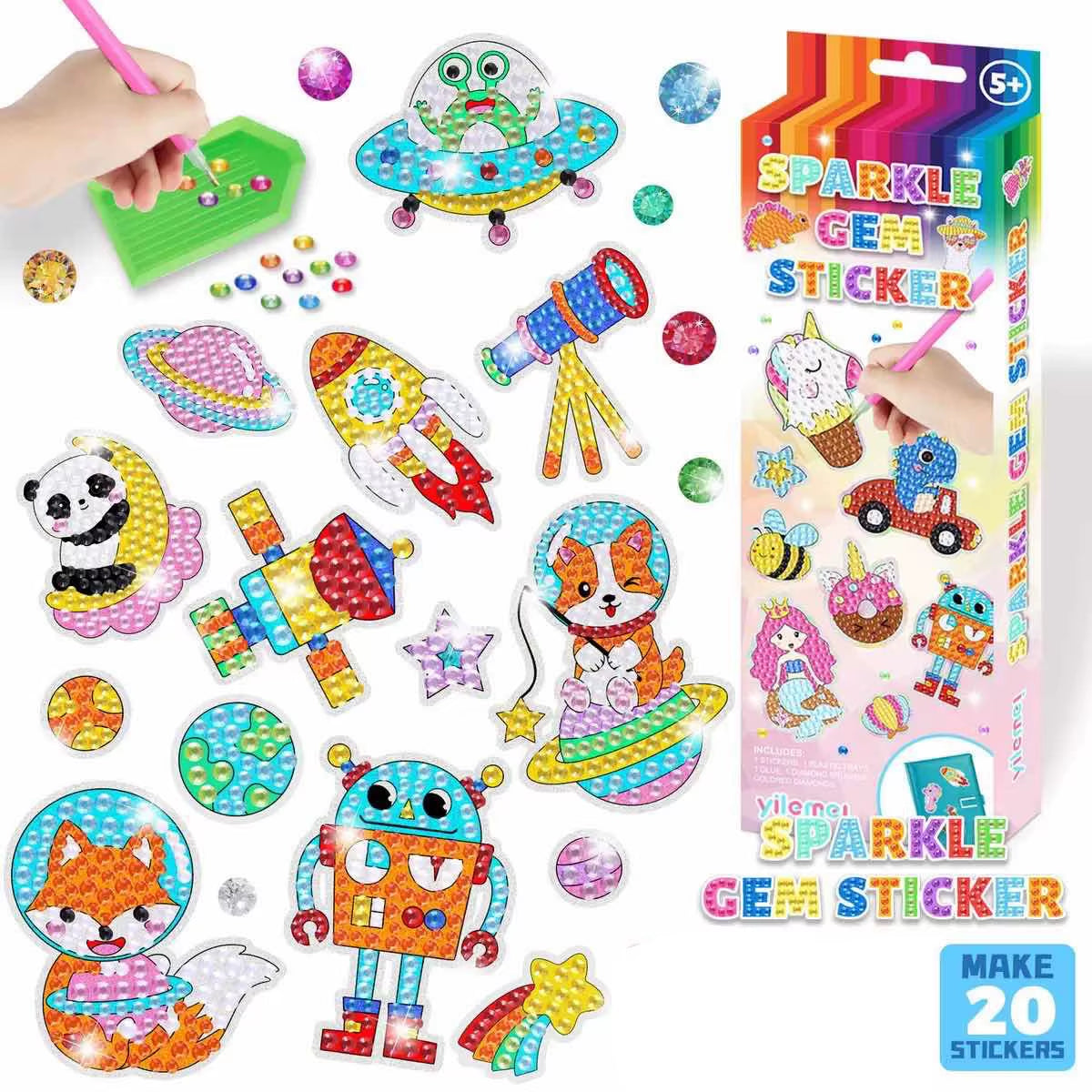Kids 5D Diamond Sticker Kit
