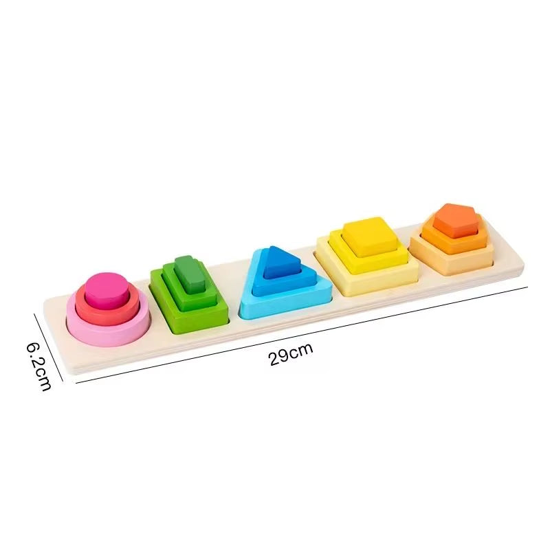 Geometric Shape Sorting Blocks