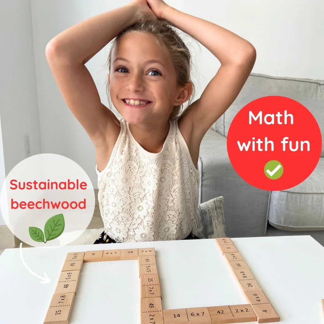 Mathomino Times Tables Multiplication Domino Math Game