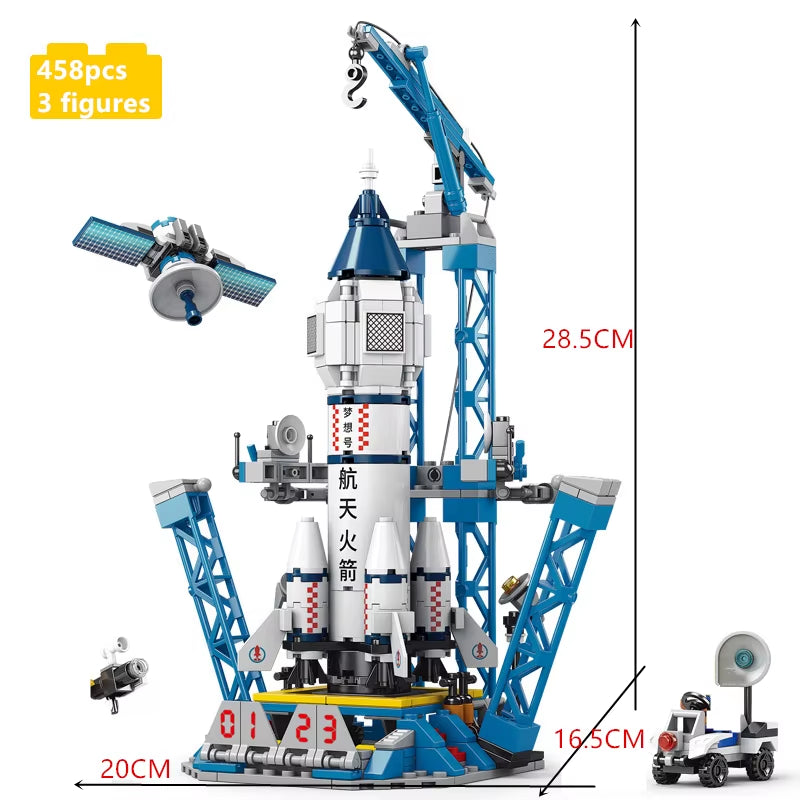 MOC Rocket Building Block Set