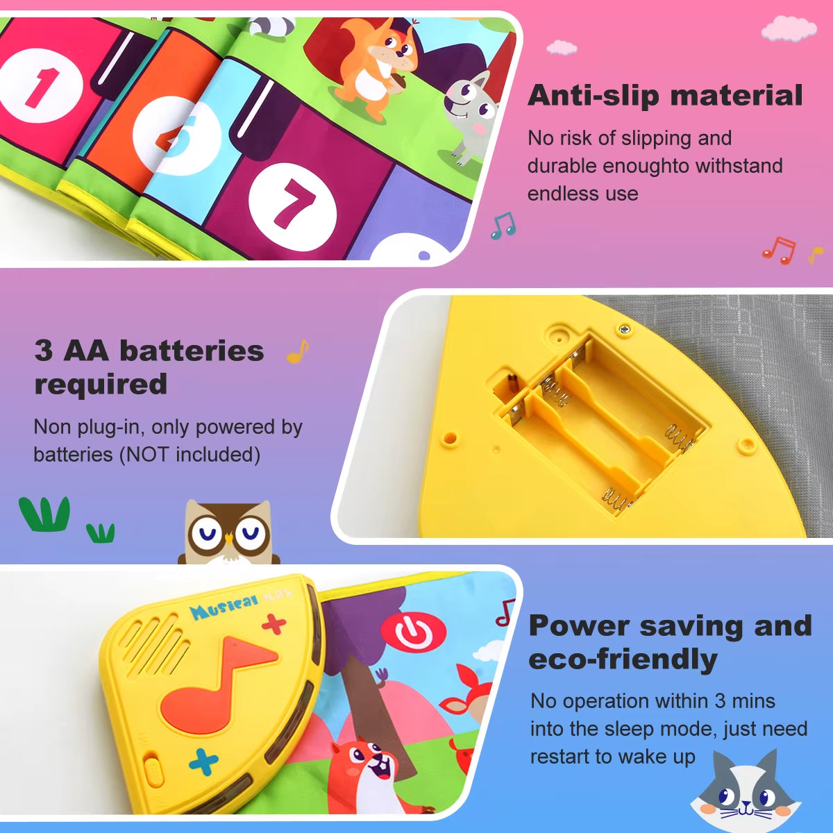 Kids Music Piano Mat