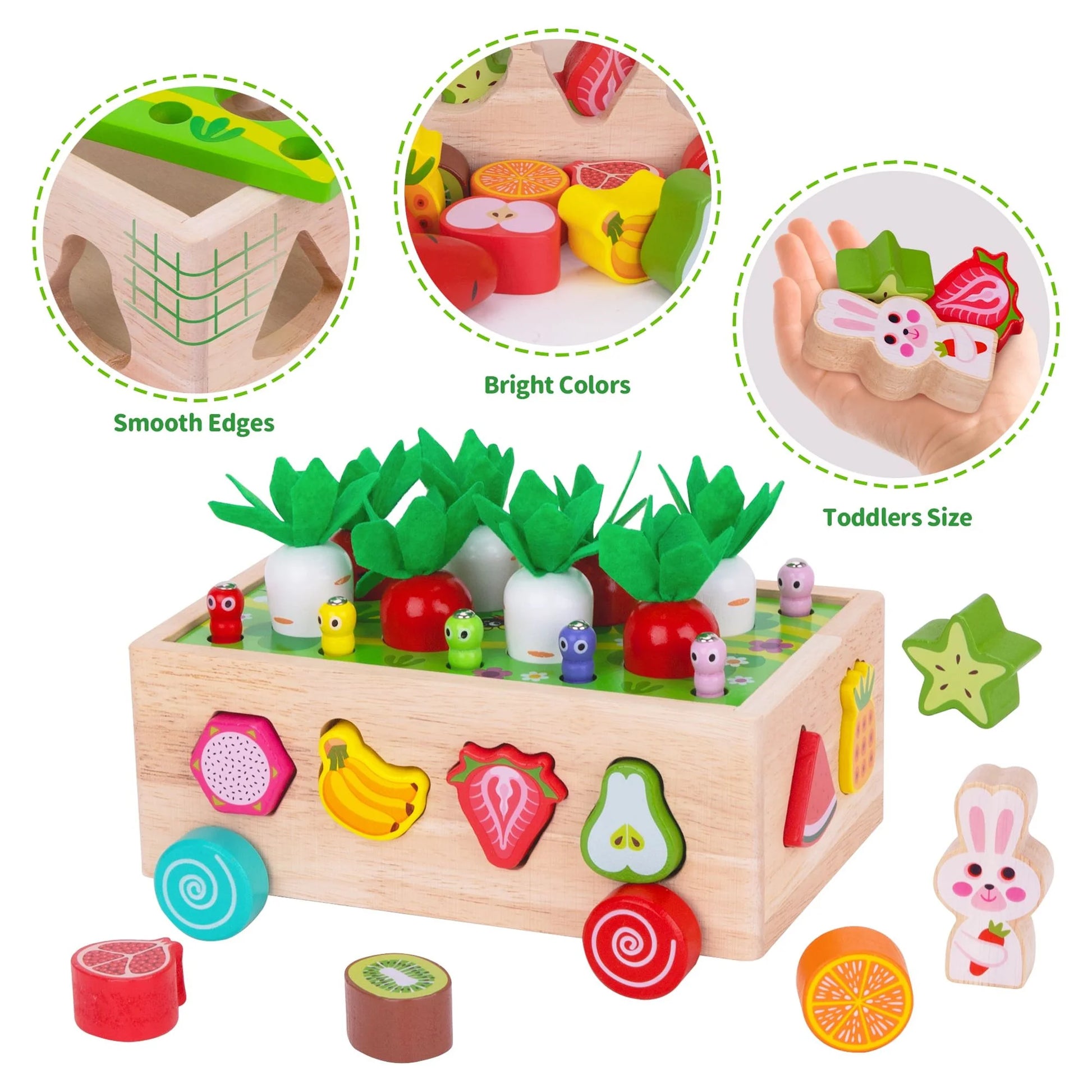 Wooden Veggie Chart