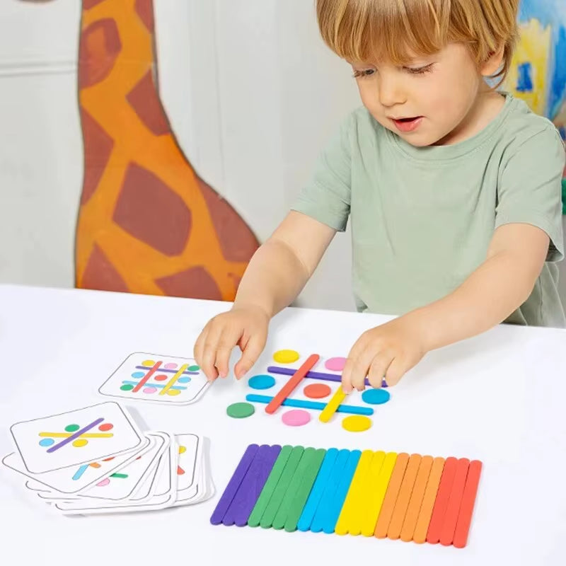 Rainbow Stick Puzzle Toy