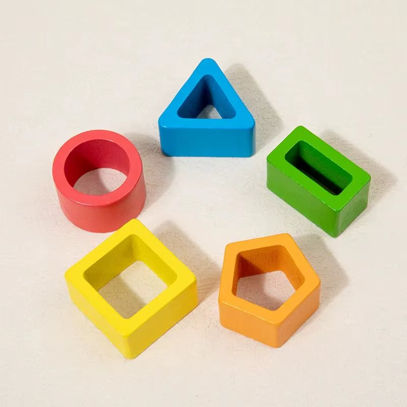 Geometric Shape Sorting Blocks