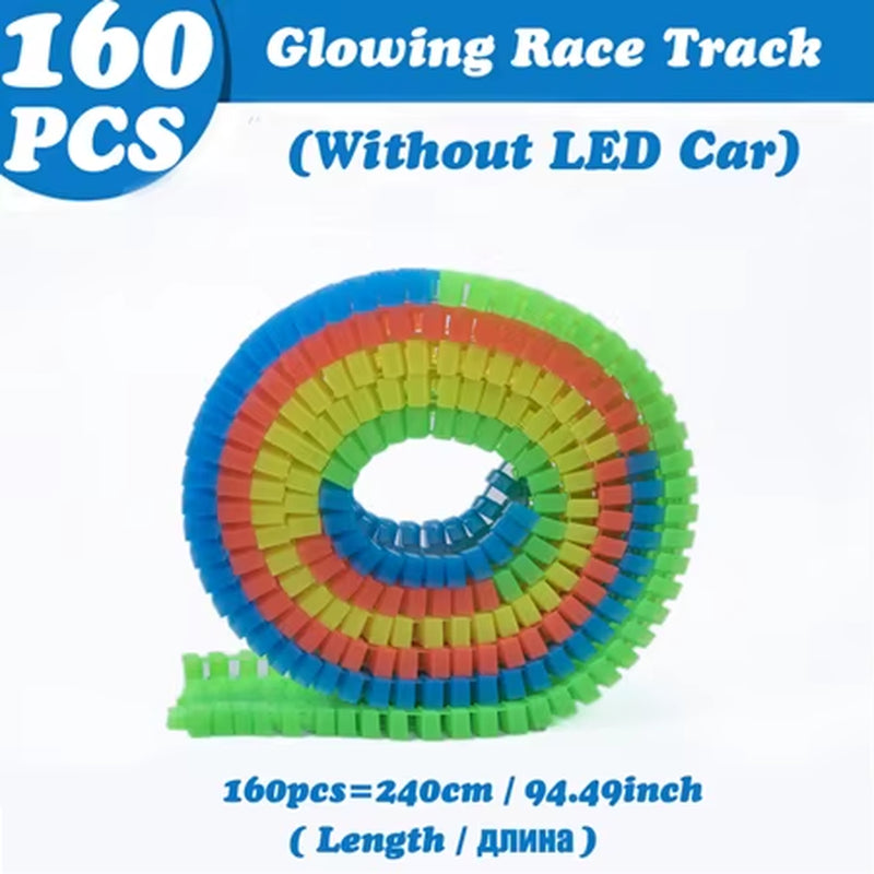 LED Glowing Race Track Set