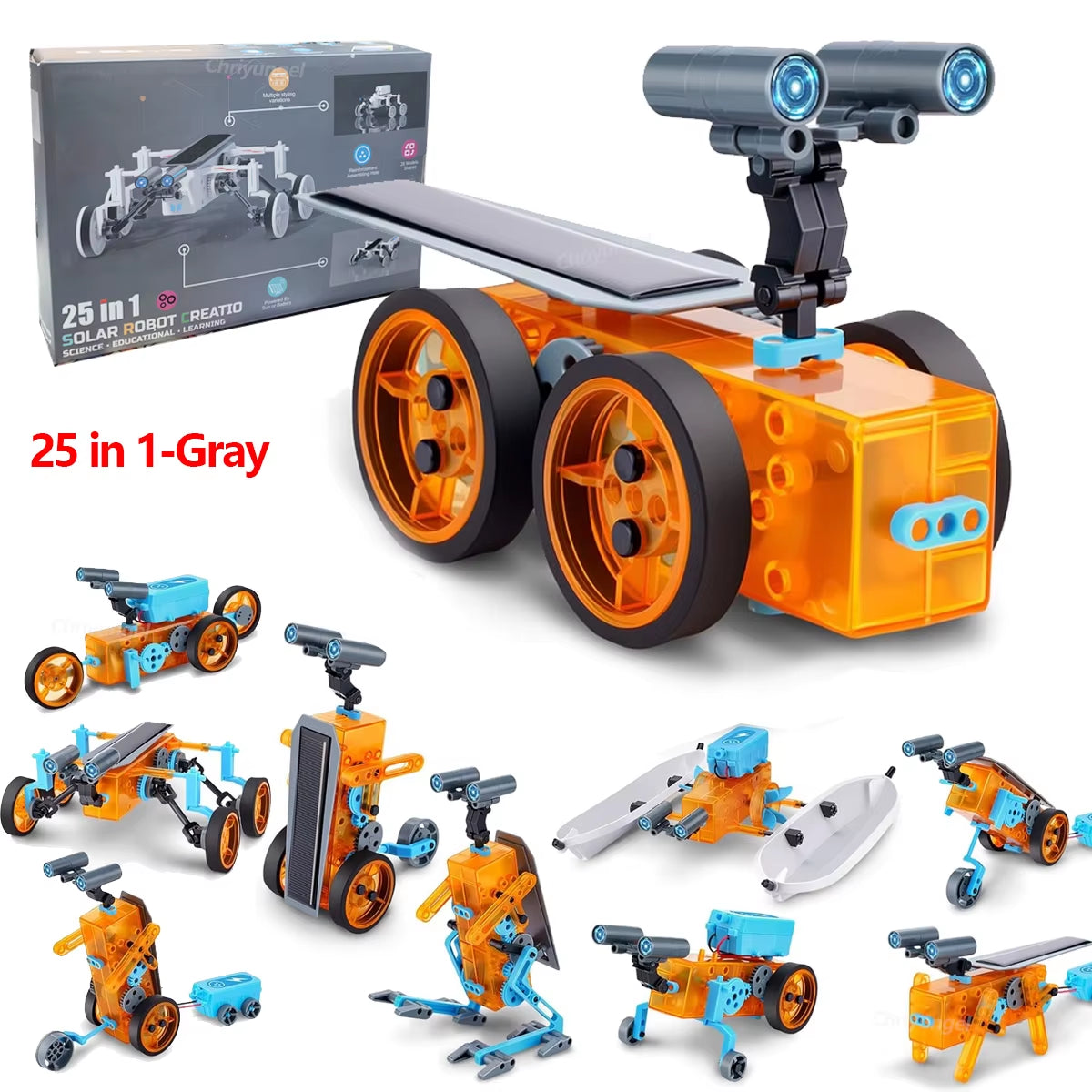 13-in-1 DIY Solar Robot Kit – Zippo Toys
