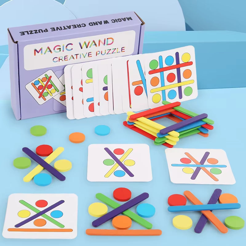 Rainbow Stick Puzzle Toy