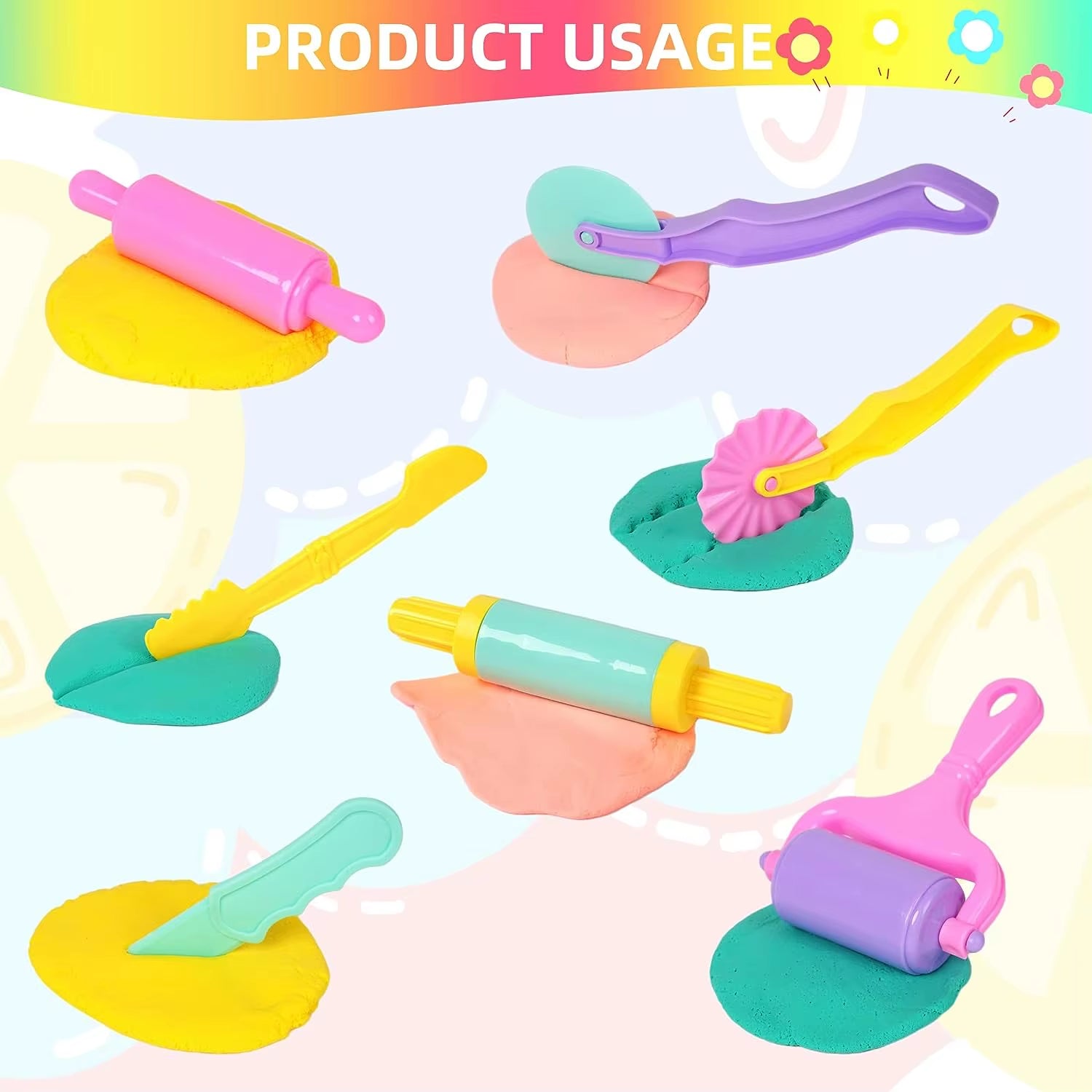 Kids Play Dough Tool Kit