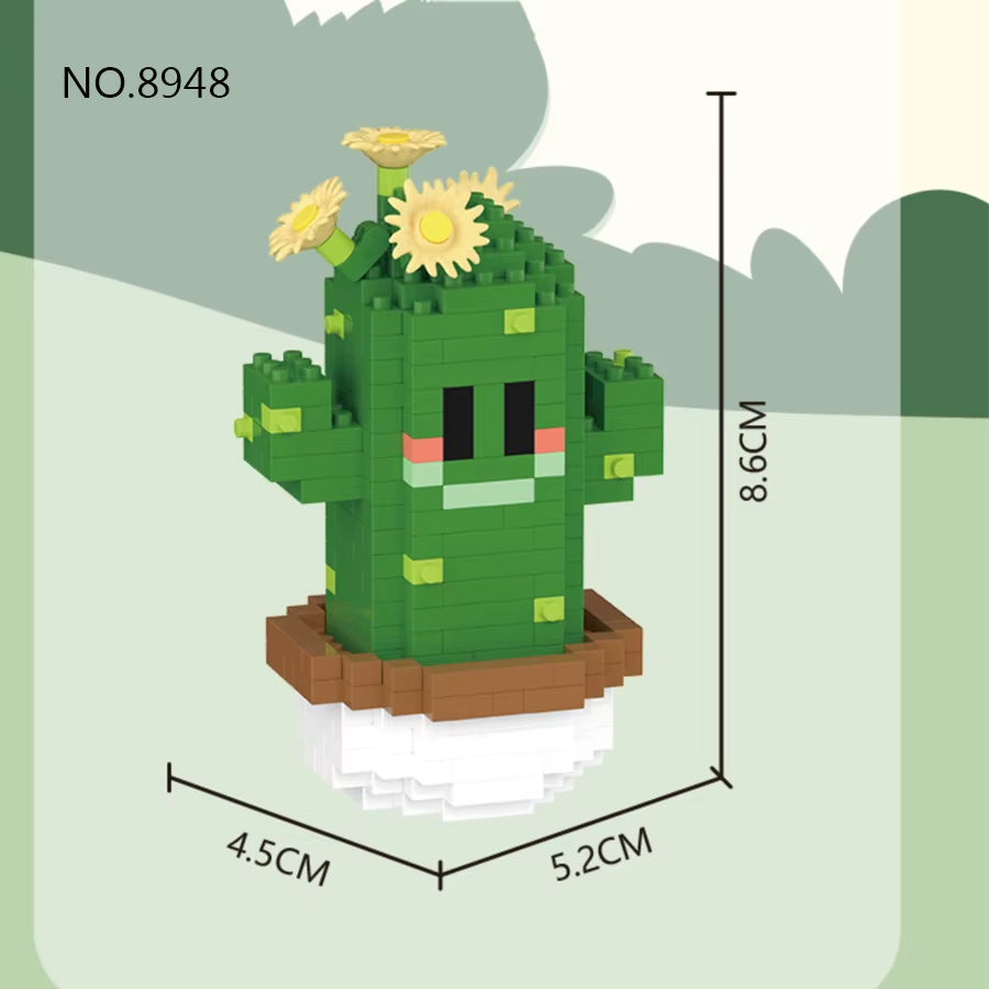 DIY Mini Cactus Block Set