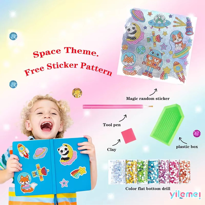 Kids 5D Diamond Sticker Kit