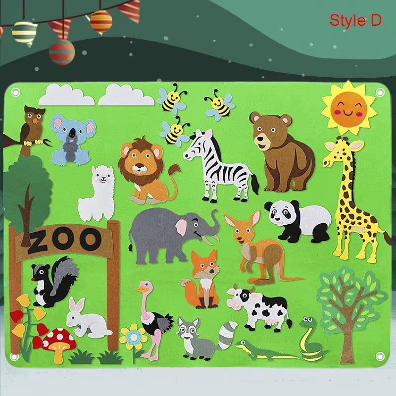 Farm Animals Felt Storyboard