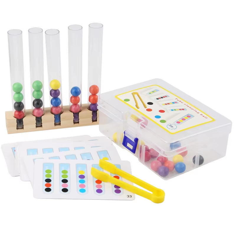 Wooden Beads Sorting Toy