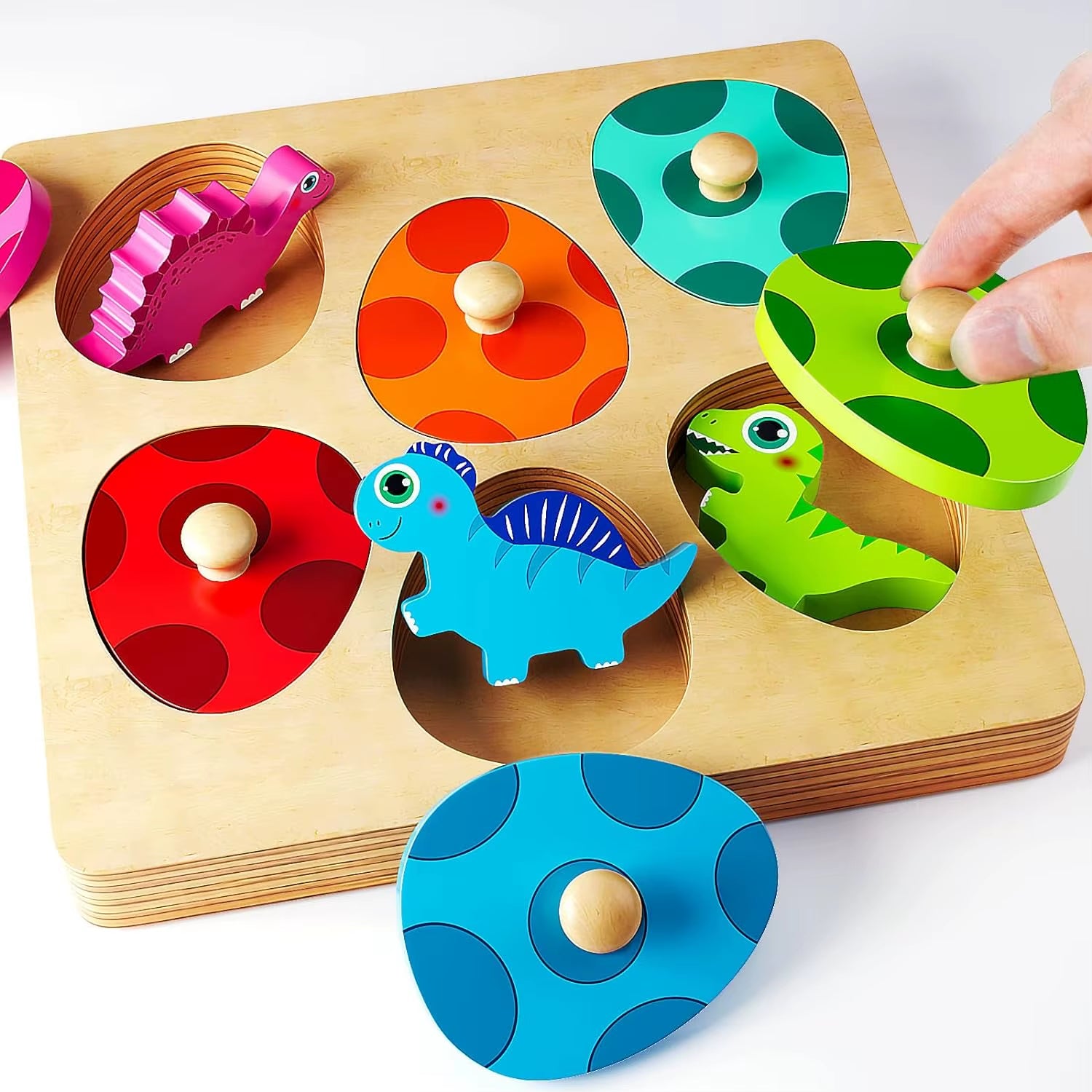 Montessori Dinosaur Egg Puzzles