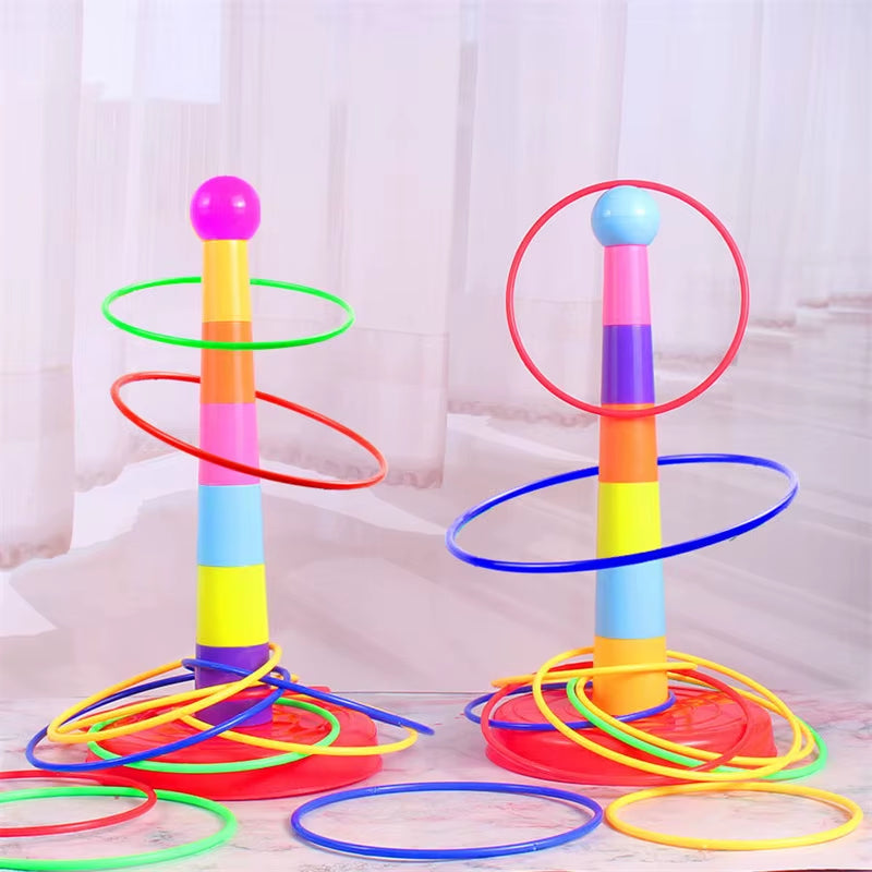 Children Stacking Circle Game