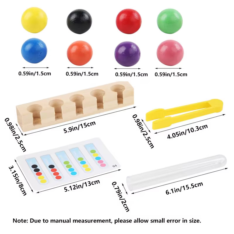 Wooden Beads Sorting Toy