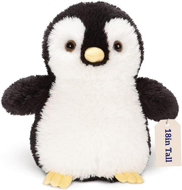 Cuddle Up with Our Premium 18" Penguin Stuffed Animal - Soft, Adorable, and Built to Last with Lifetime Warranty!