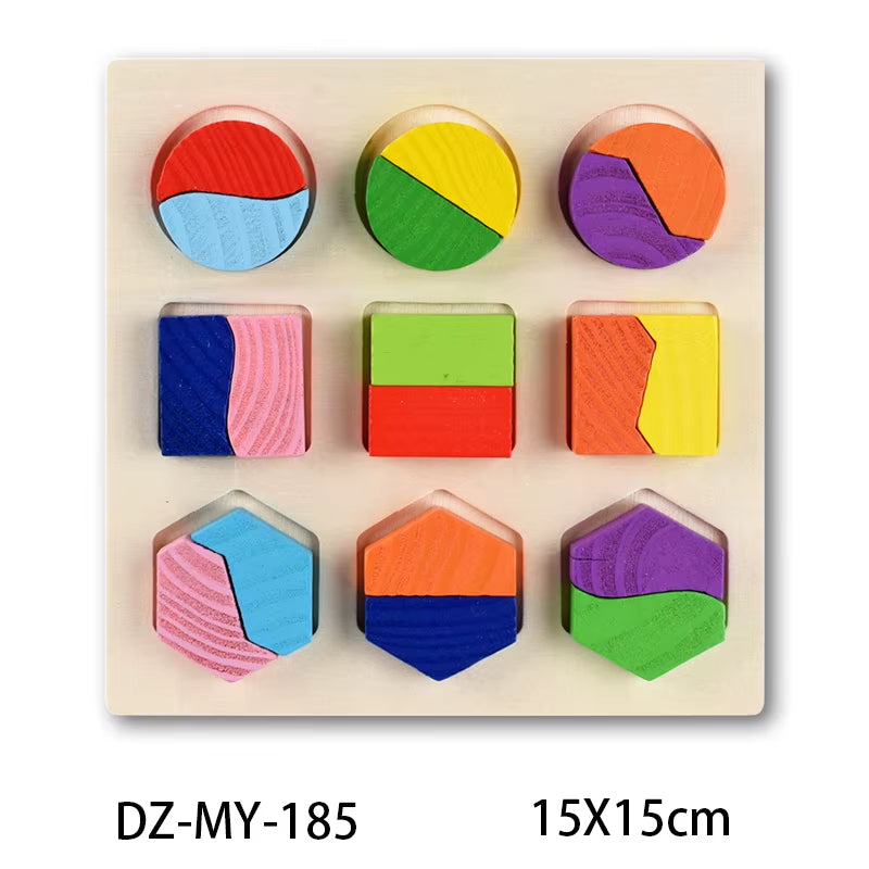 Montessori Wooden Tangram Puzzles