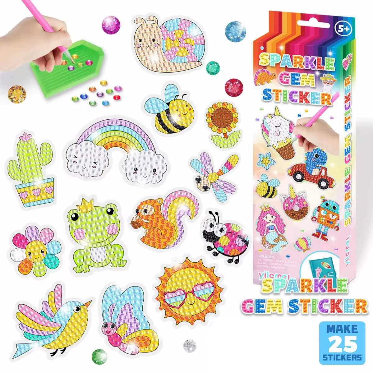Kids 5D Diamond Sticker Kit