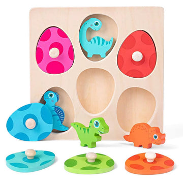 Montessori Dinosaur Egg Puzzle