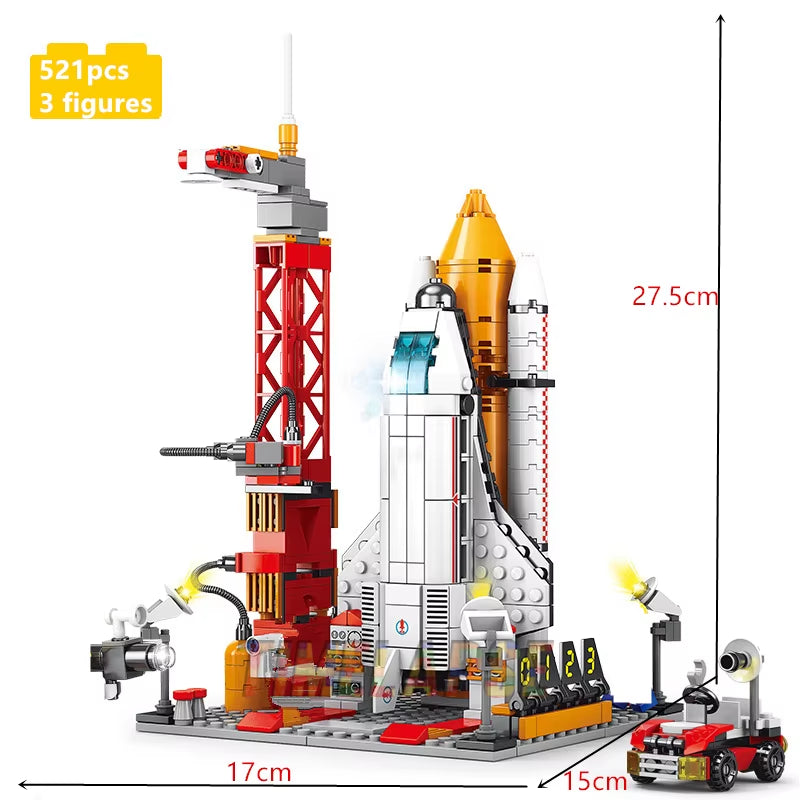 MOC Rocket Building Block Set