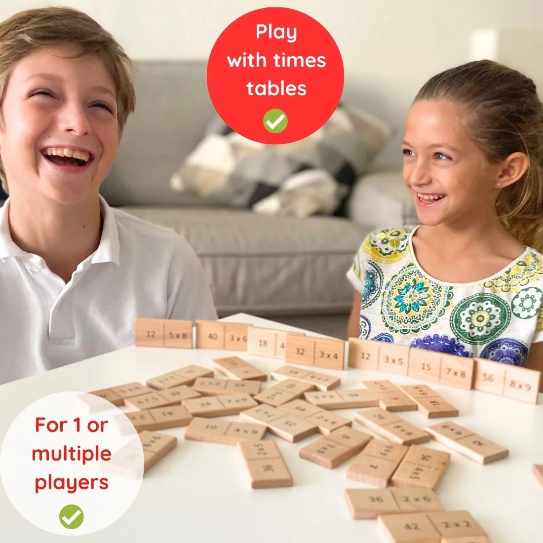 Mathomino Times Tables Multiplication Domino Math Game