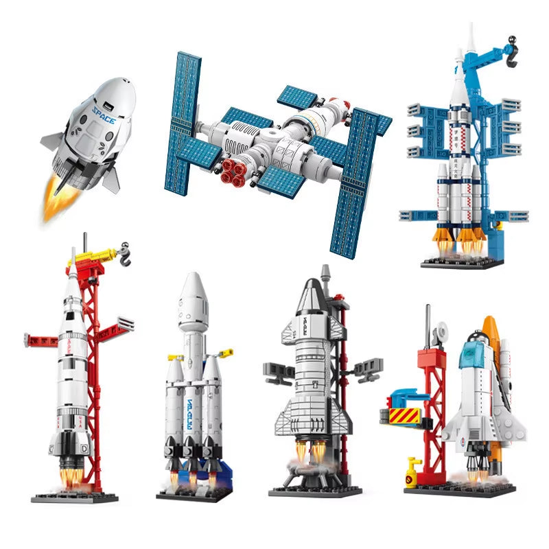 MOC Rocket Building Block Set