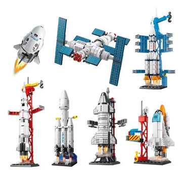 MOC Rocket Building Block Set