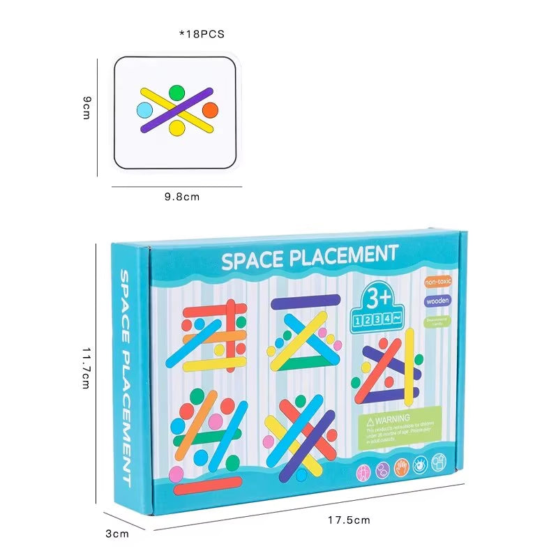 Rainbow Stick Puzzle Toy