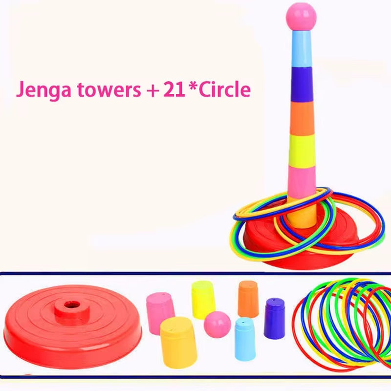 Children Stacking Circle Game