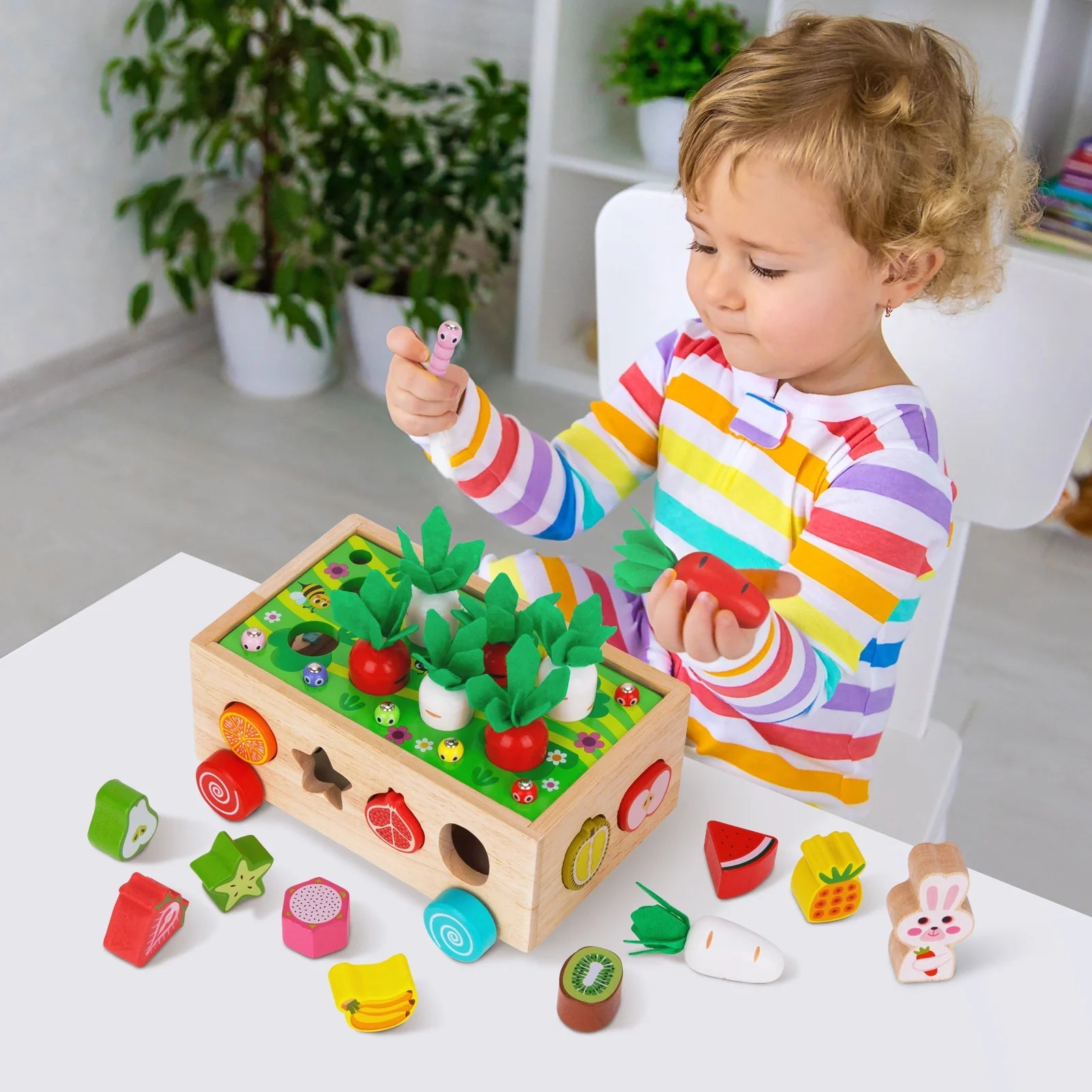 Wooden Veggie Chart