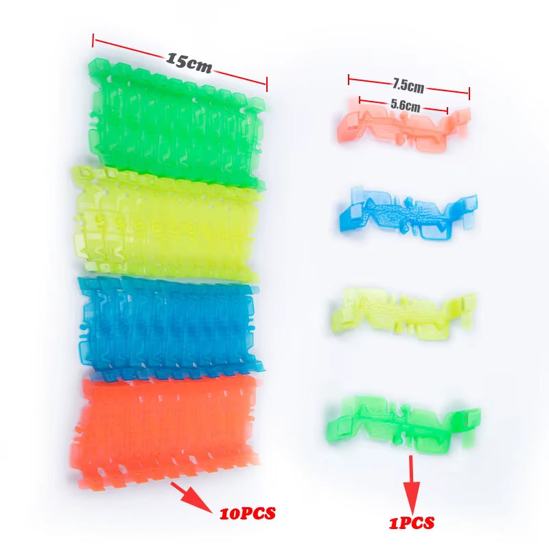 LED Glowing Race Track Set