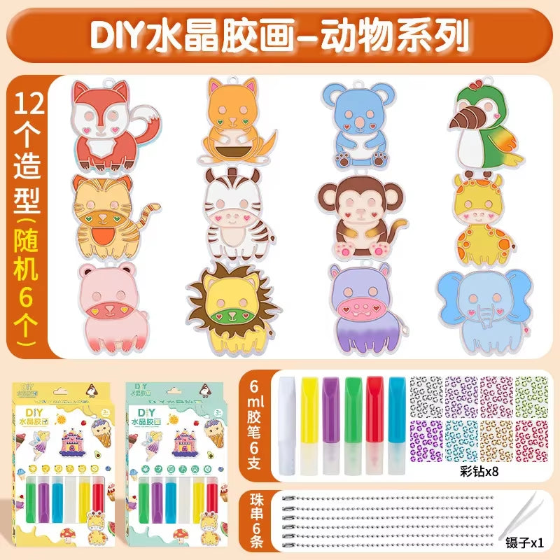 DIY Crystal Glue Art Kit
