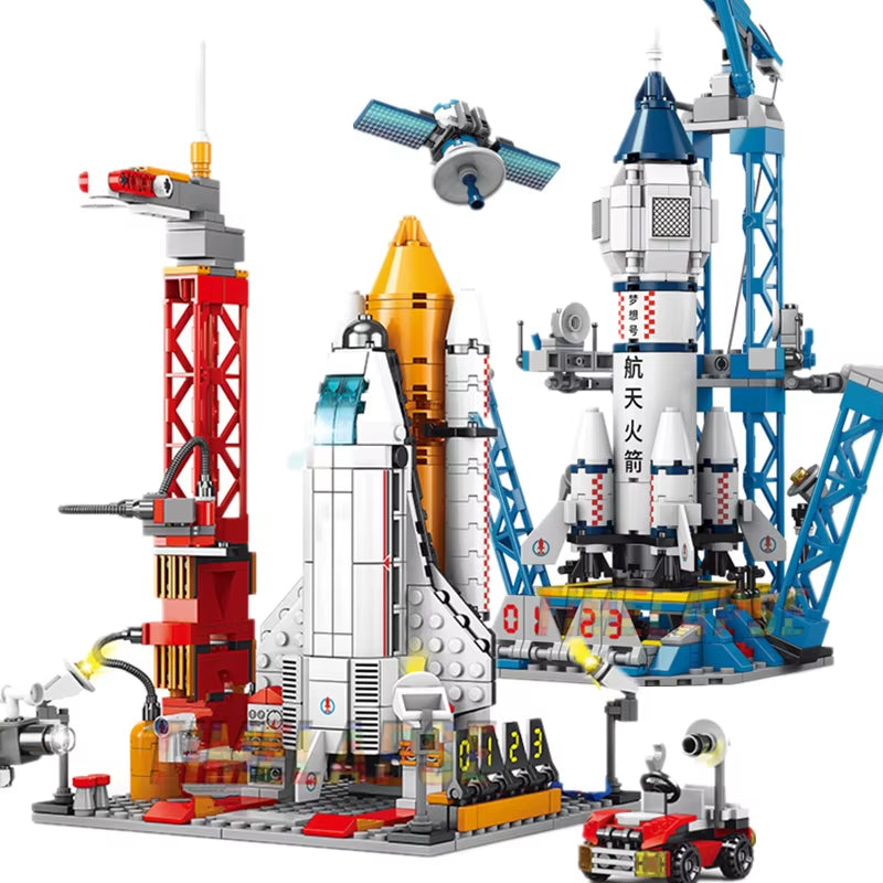 MOC Rocket Building Block Set